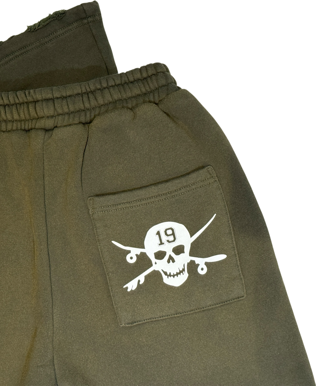 GRADUATE LOGO SWEATPANTS (FADED ARMY)