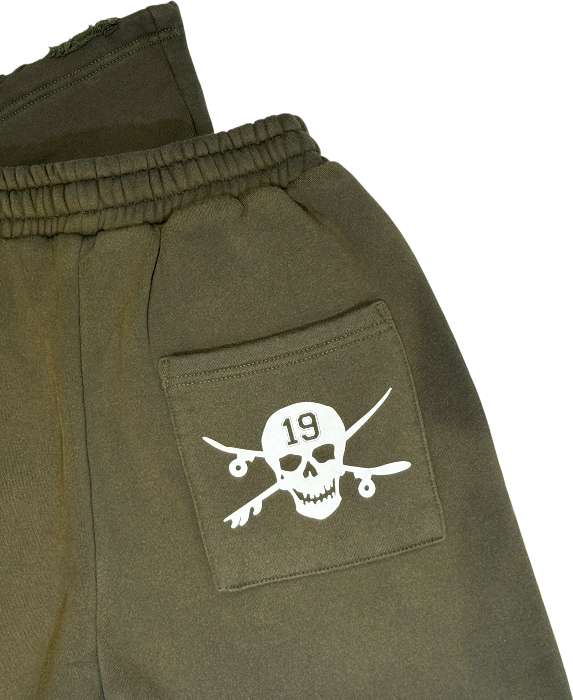 GRADUATE LOGO SWEATPANTS (FADED ARMY)